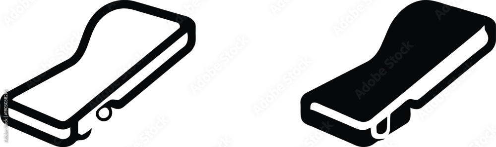 Fototapeta premium Car seat belt icons