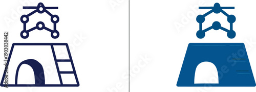 Drone Mole Tunneling Construction