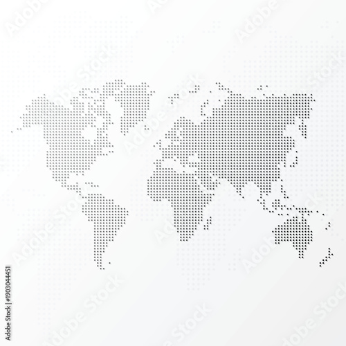 World map circles shadow pattern