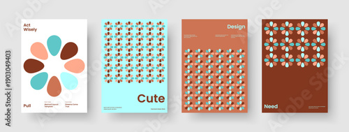 Geometric Flyer Template. Abstract Banner Layout. Isolated Book Cover Design. Brochure. Business Presentation. Poster. Report. Background. Leaflet. Handbill. Brand Identity. Advertising. Notebook