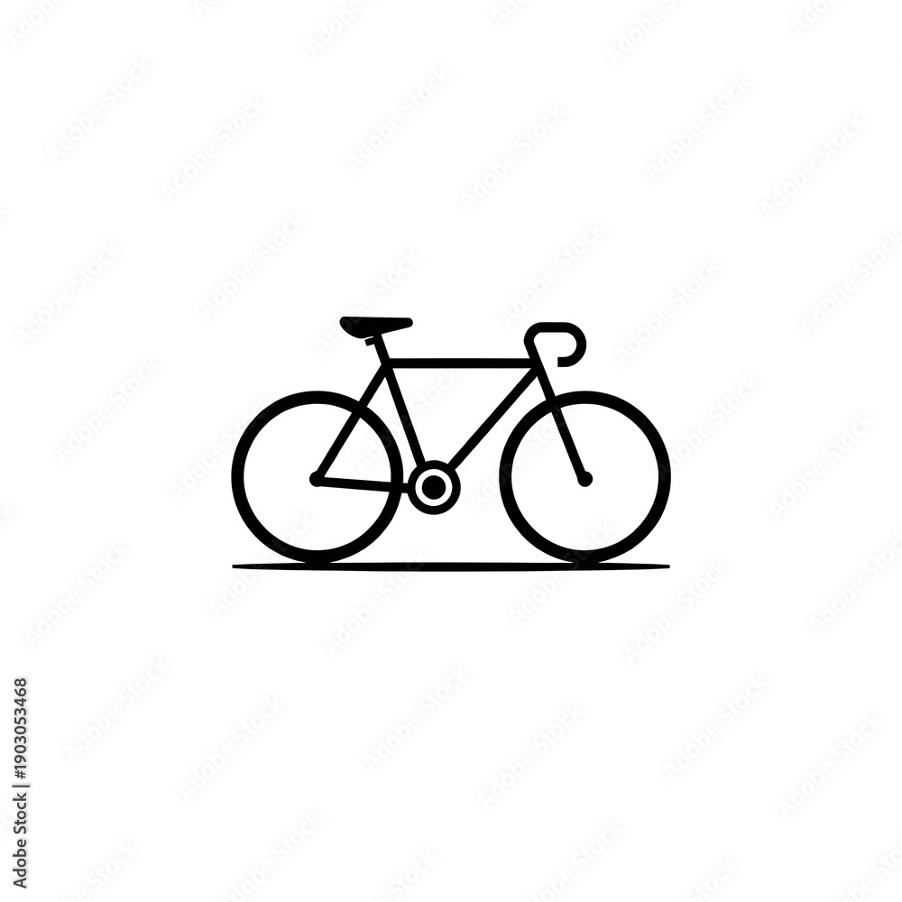 Fototapeta premium bicycle icon vector illustration