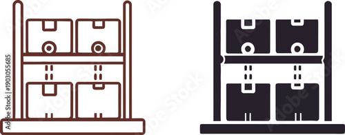 Cassette Tape Rack Icons