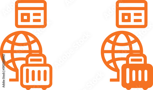 Online Travel Booking Concept