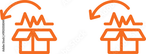 Return and exchange icons