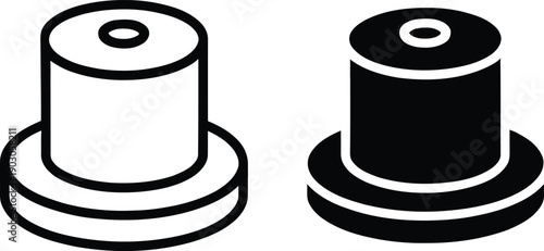 Salt and Pepper Shakers Icon Set