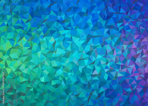 Abstract Geometric Gradient Low Poly Background