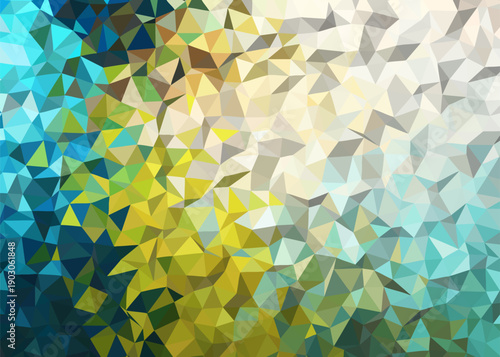 Abstract Geometric Gradient Low Poly Background
