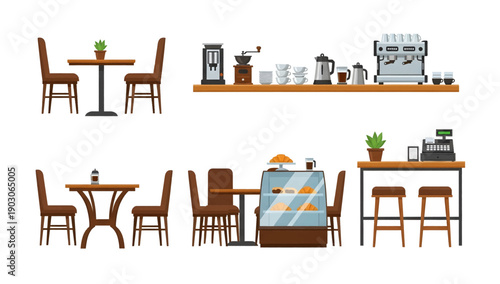 Cafe Restaurant Furniture and Equipment.