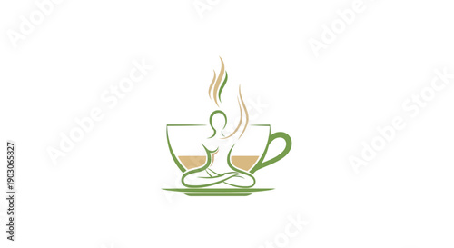 Yoga and Tea Meditation for Inner Peace and Wellness.