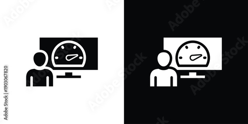 Performance Icon Sheet Black And White