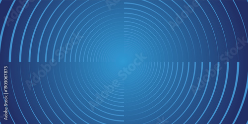 Bright blue dynamic abstract vector background with diagonal lines. 3d business presentation banner.