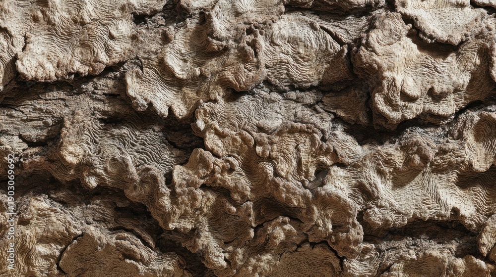 Naklejka premium Natural rough textured tree bark close up