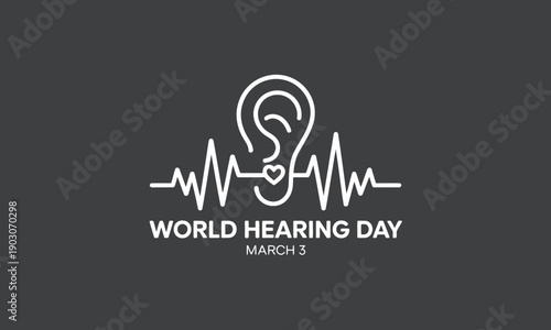 World Hearing Day Awareness Graphic