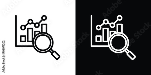 Analysis Icon Sheet Black And White