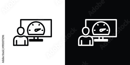 Performance Icon Sheet Black And White