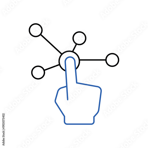 Simple Interactive icon for social media, app, and web design. Vector illustration, Eps 10.