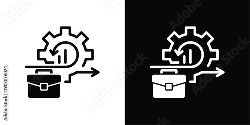 Agility Icon Sheet Black And White