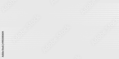 Dot white gray wave light technology texture background. Abstract big data digital concept.