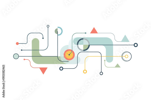 A simple vector file with text