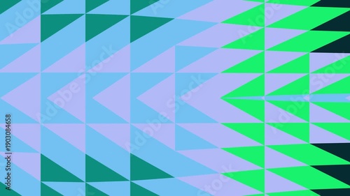 Vibrant Geometric Pattern with Triangles and Gradients.
