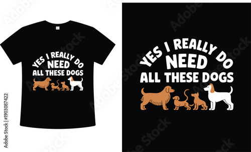 Dog lover typography t shirt design, funny pet quote illustration, canine silhouette graphic, animal lover apparel, humorous fashion print