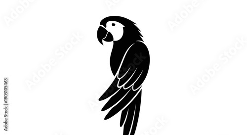 Minimalist deer silhouette illustration against a bright white background