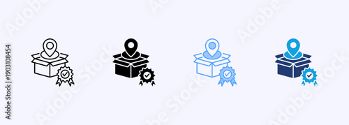 Brand Positioning Icon Set Multistyle Various Collection Element For Design
