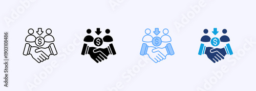 Investor Relations Icon Set Multistyle Various Collection Element For Design