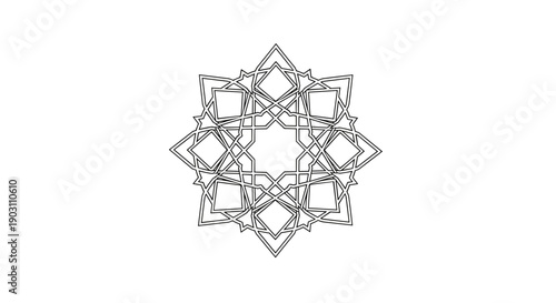 Geometric Pattern Design Element Shape.