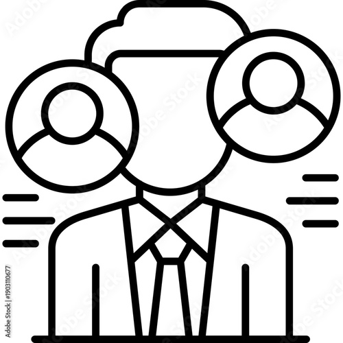 Teamwork Icon Vector Element