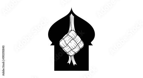 Traditional Malaysian Songket Head Dress Ornament.