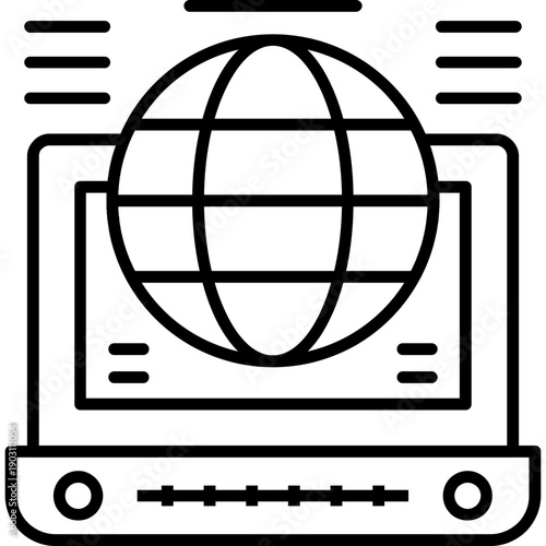 Domain Icon Vector Element