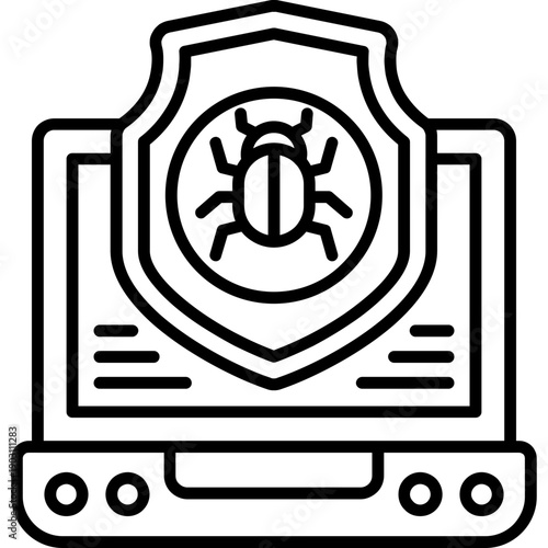 Malware Icon Vector Element