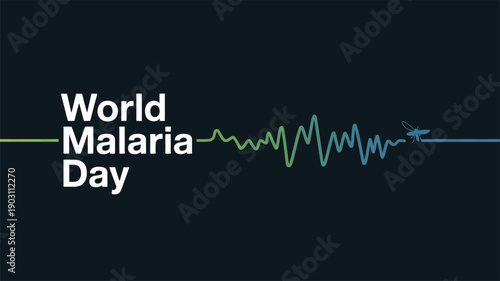 World Malaria Day Global Health Awareness Disease Prevention Illustration