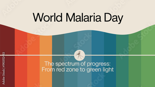 World Malaria Day Global Health Awareness Disease Prevention Illustration