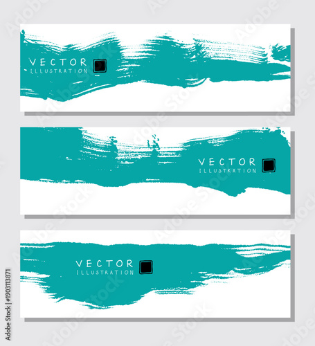 Abstract ink background, paint stroke texture. Design for poster, card, banner, book, cover, brochure and web design. Vector illustration.