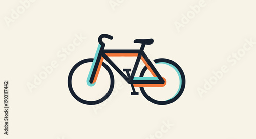 Minimalist Bicycle Icon