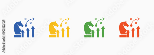 Value Proposition Icon Set Color Multiple Style Collection Element For Design