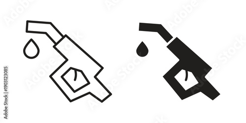 Fuel icon suitable symbol. Simple stock illustration stock