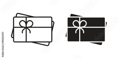 Gift voucher icon suitable symbol. Simple stock illustration stock