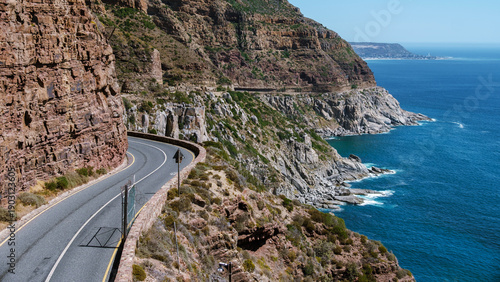 Chapman's Peak Drive on the Cape Peninsula near Cape Town in South Africa