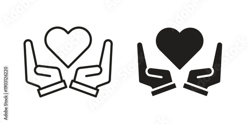 Life insurance icon suitable symbol. Simple stock illustration stock