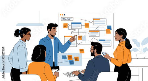 Team Collaboration and Project Planning Meeting.