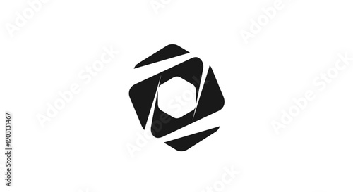 Camera Shutter Icon Simple Design Element.