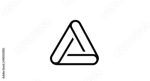 Free Download Simple Triangle Logo Design Element. - GFXLoad