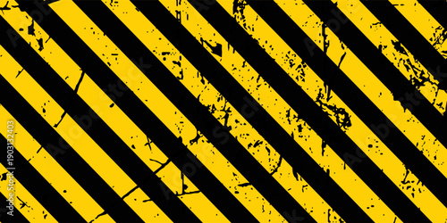 Warning striped rectangular background. Caution tape, warning strips, danger or alert symbol, attention symbol tape isolated. Yellow and black stripes on the diagonal. Vector illustrator.EPS.10