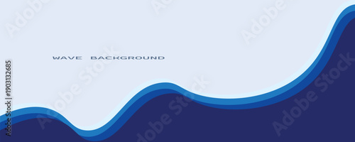 Sea waves layered vector background illustration and sea beach vector illustration.