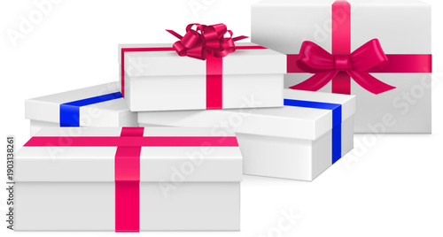 Stacked Present Boxes