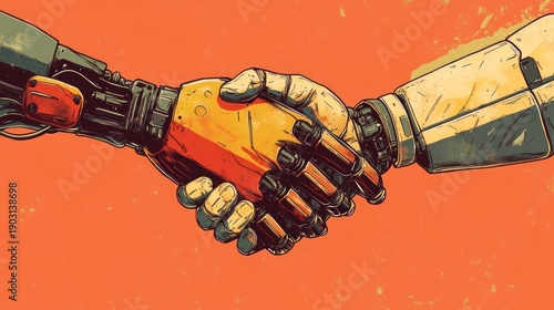 Robotic handshake