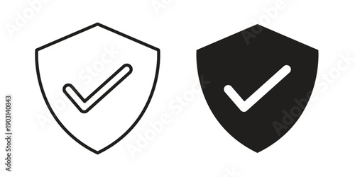 Insured icons symbol. vector illustration pack for apps and designs